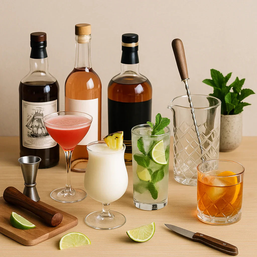 Cum organizezi un bar acasă: băuturi, ustensile și rețete esențiale