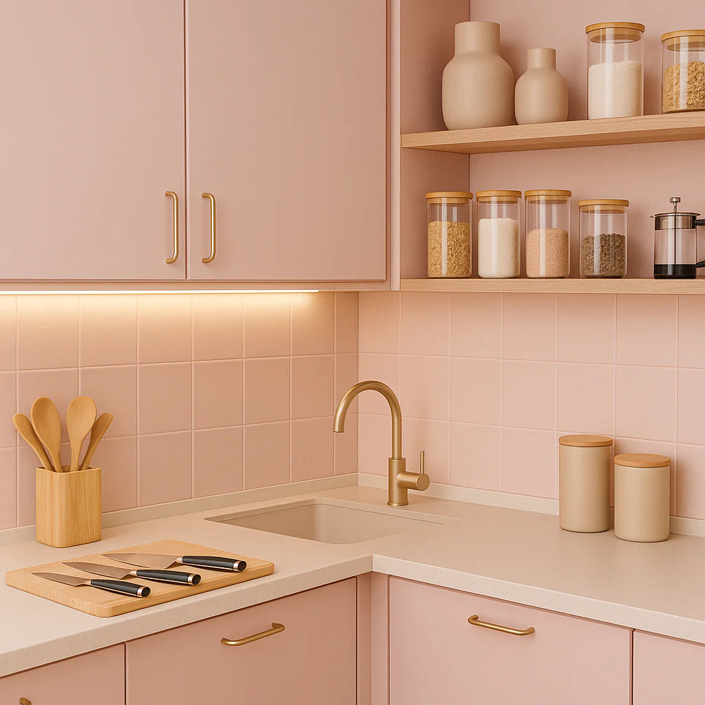 Organizarea bucătăriei în stil 2025: margini rotunjite, iluminat eficient și mobilier multifuncțional