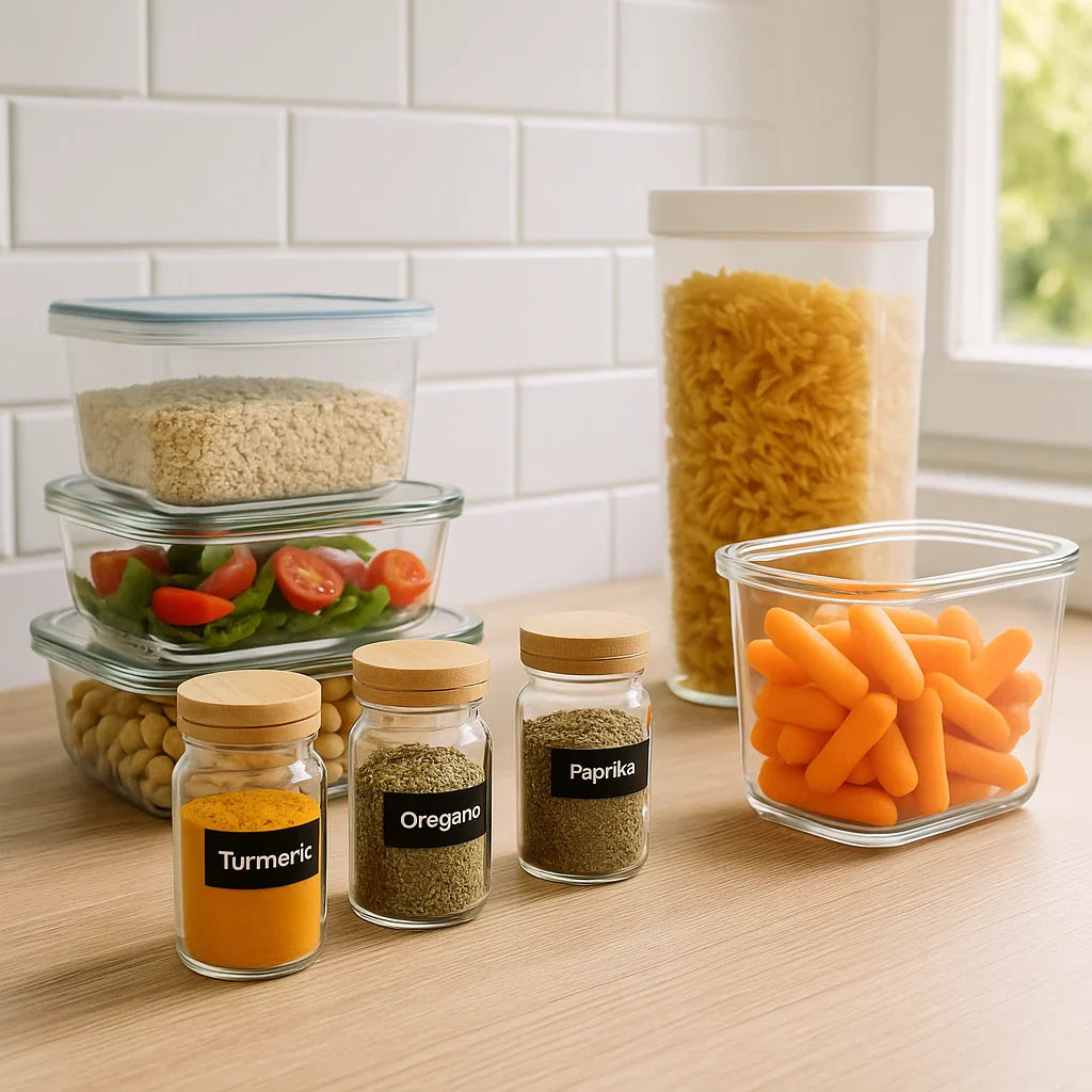 Cum alegi cele mai bune recipiente pentru depozitarea alimentelor?