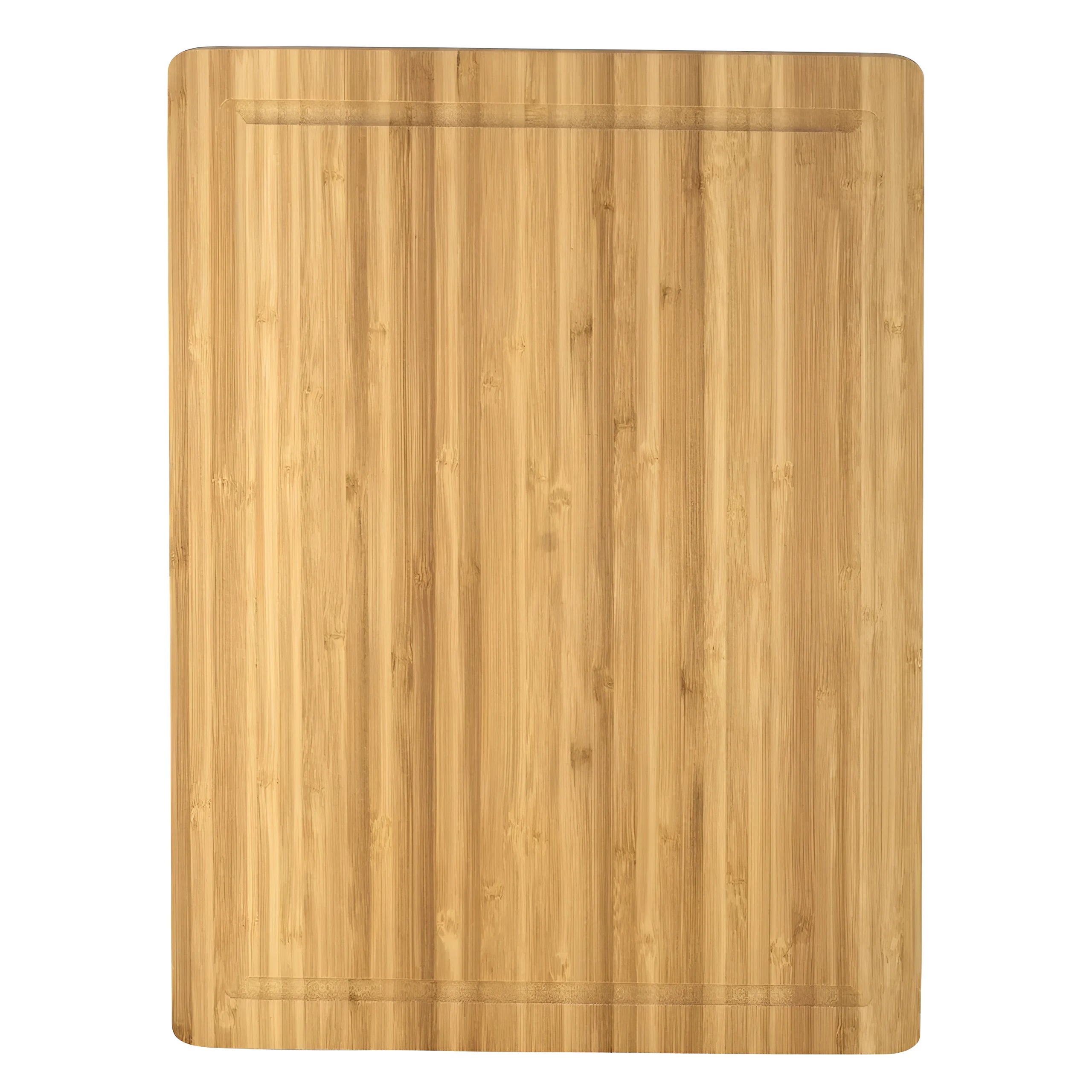 Set universal 5 cutite otel inoxidabil pentru bucatarie Koken cu suport si tocator din bambus, ultra-ascutite, 7 piese
