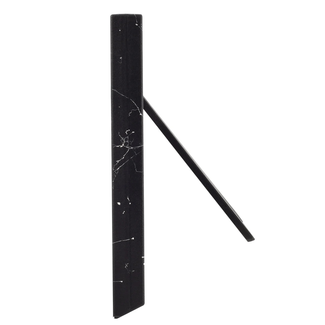 Suport magnetic pentru cutite Koken, imitatie de piatra, negru cu efect marmura, 25,3x22,6x2,4