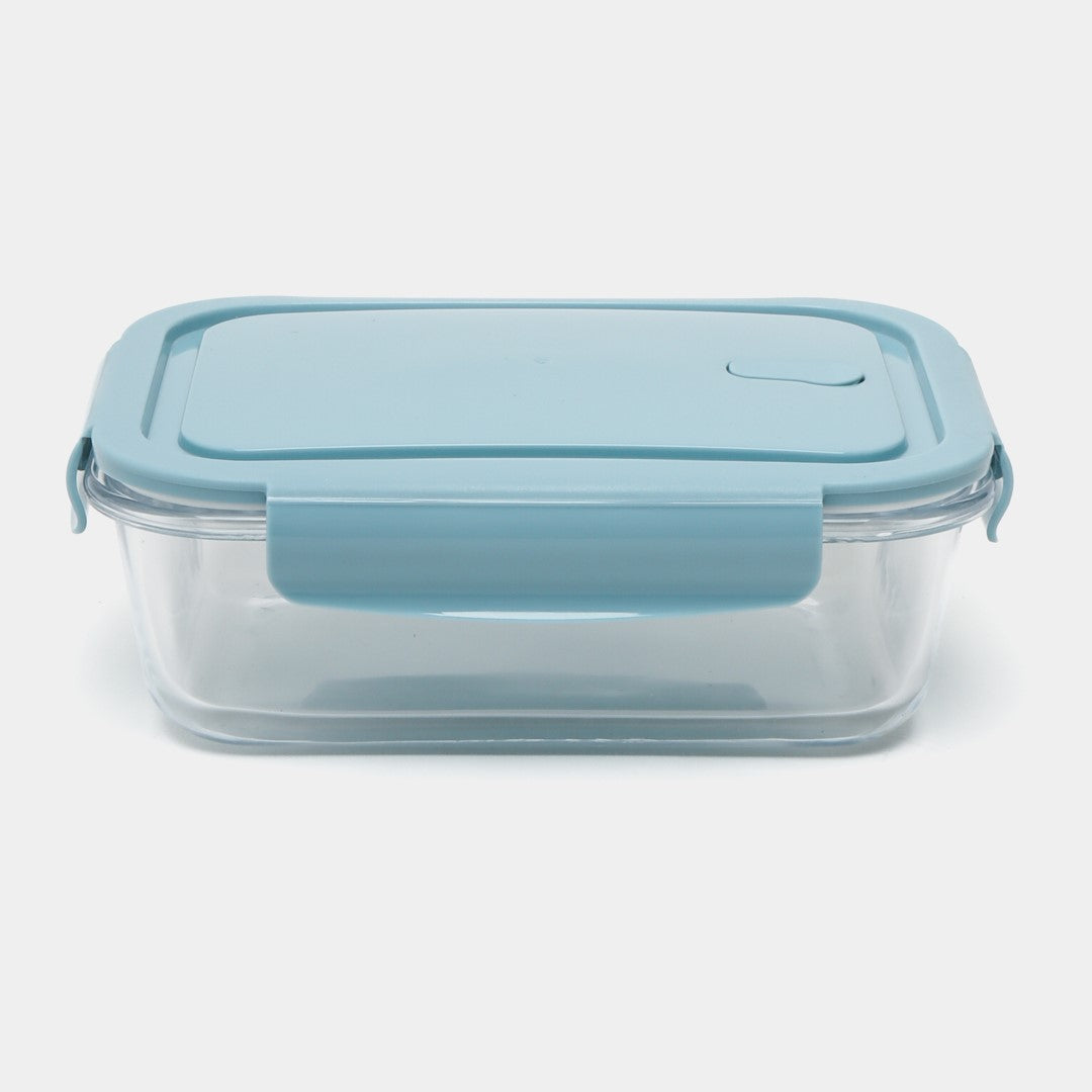 Set 3 caserole compartimentate din sticla Koken, 410ml/700ml/1040 ml, etanse, garnitura detasabila, inchidere ermetica, sticla dubla, fara BPA, casolete pentru mancare, Verde/Roz/Albastru