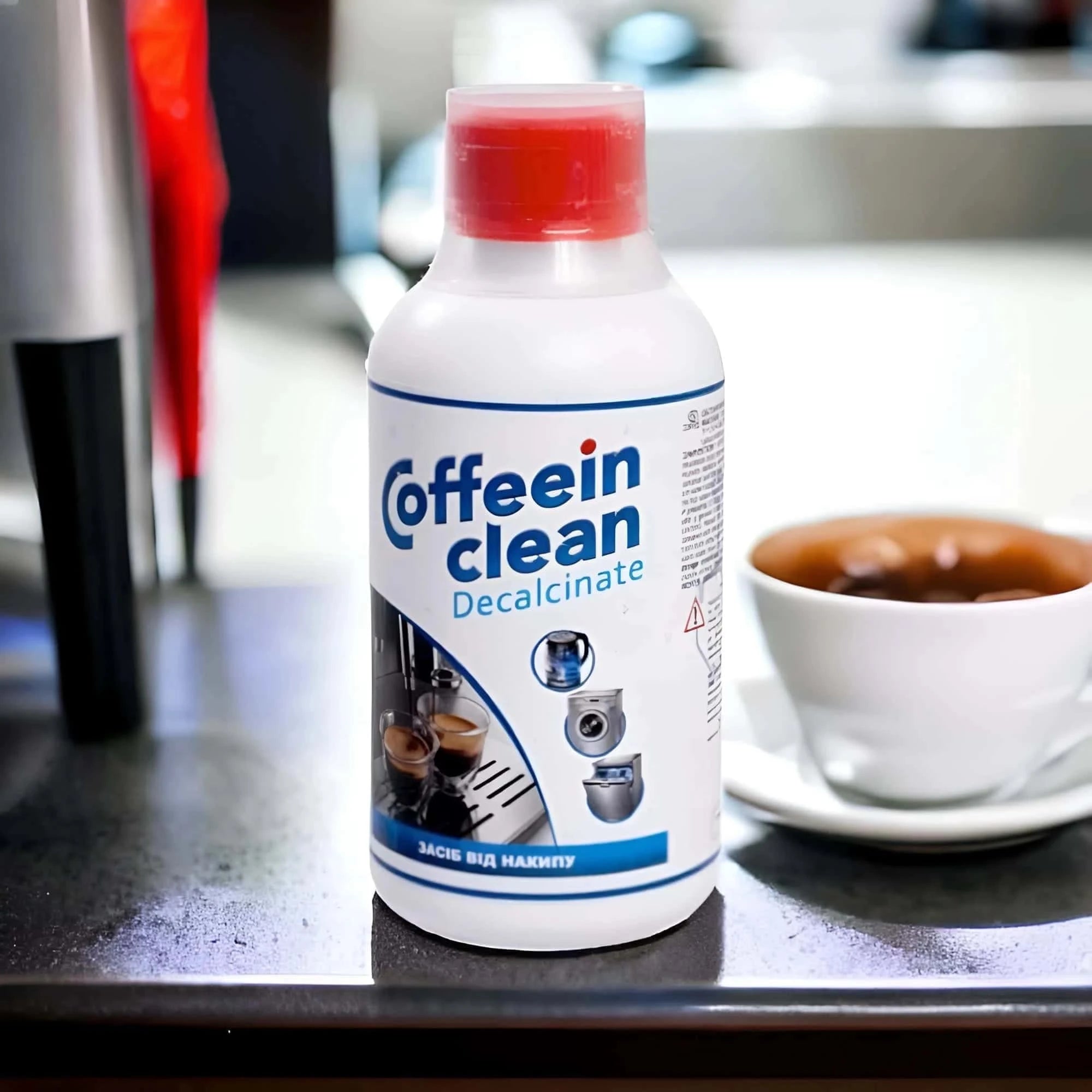 In poza este reprezentata solutia de decalcifiere.