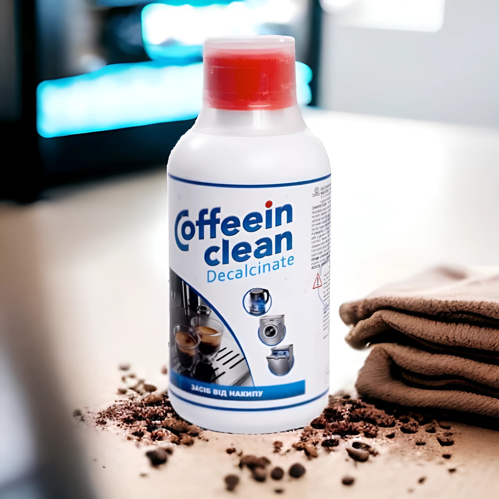 In poza este reprezentata solutia de decalcifiere.