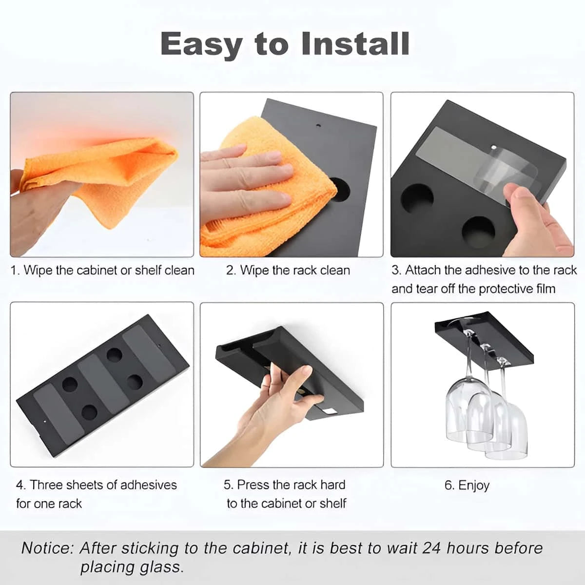 In poza este instructiunea de instalare.