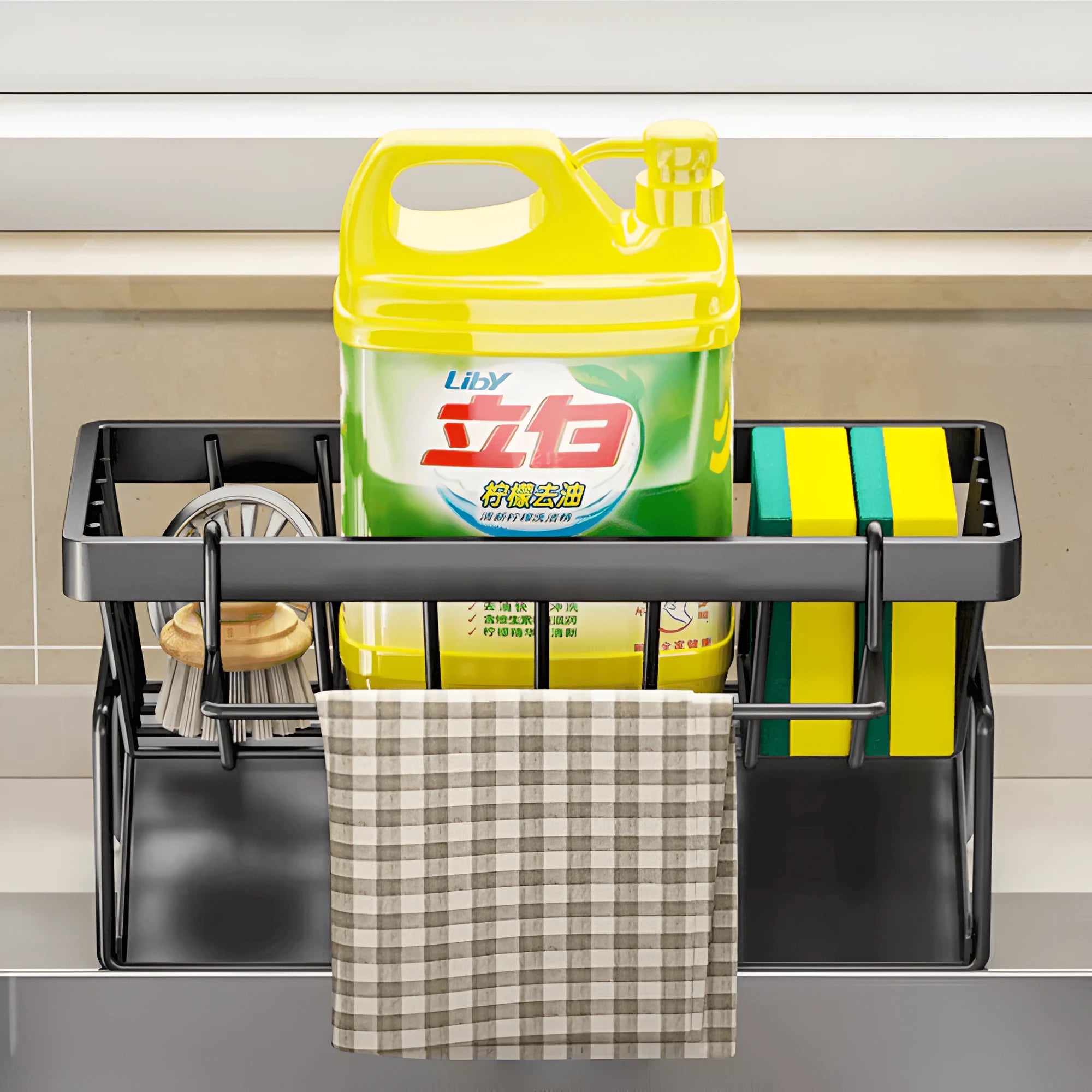 In poza este reprezentat organizatorul pentru chiuveta.