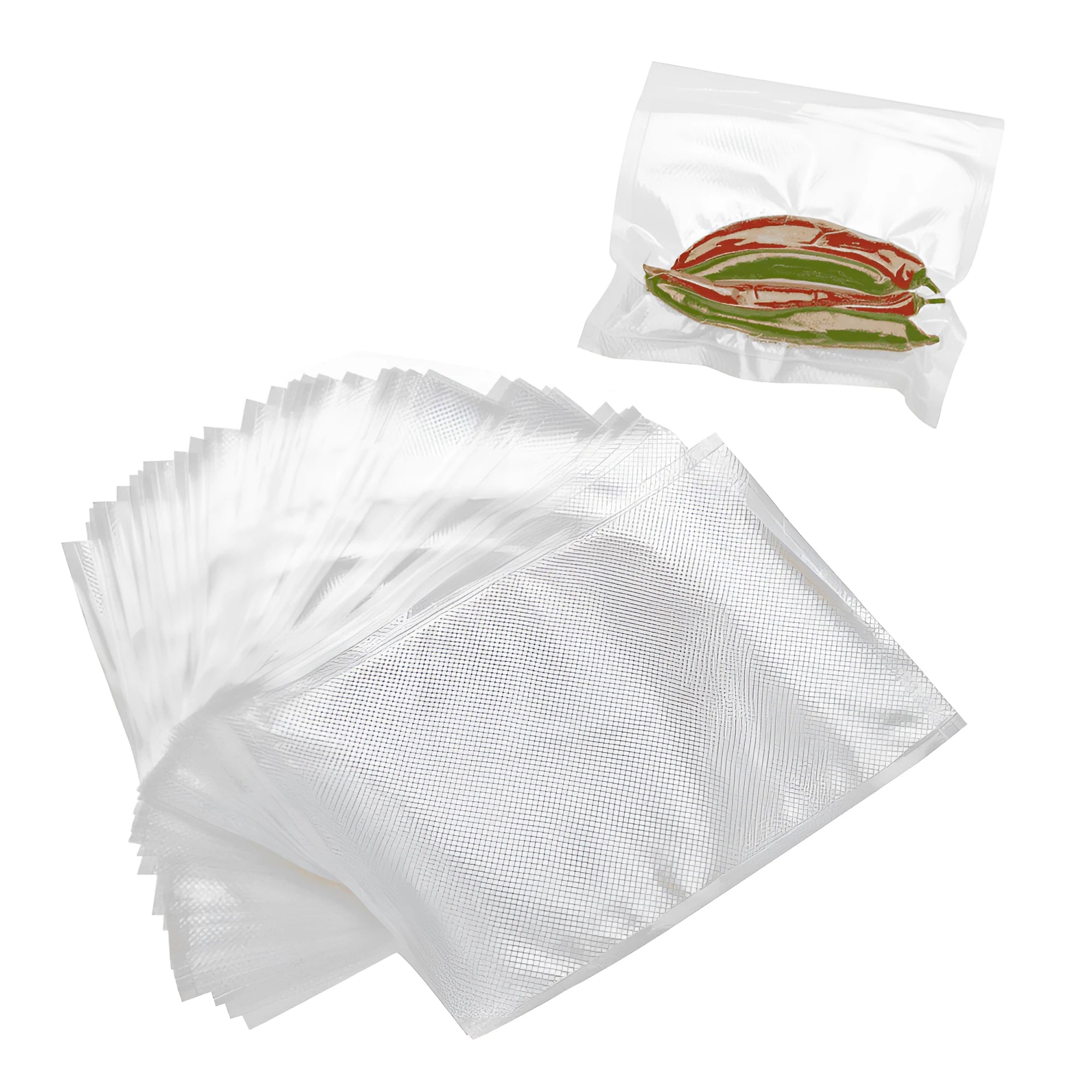 In poza sunt prezentate pungile de vidat gofrate.