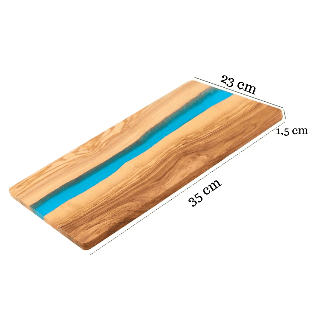 Platou servire cascaval /mezeluri, Koken.ro, din Lemn de maslin, Tocator bucatarie - köken