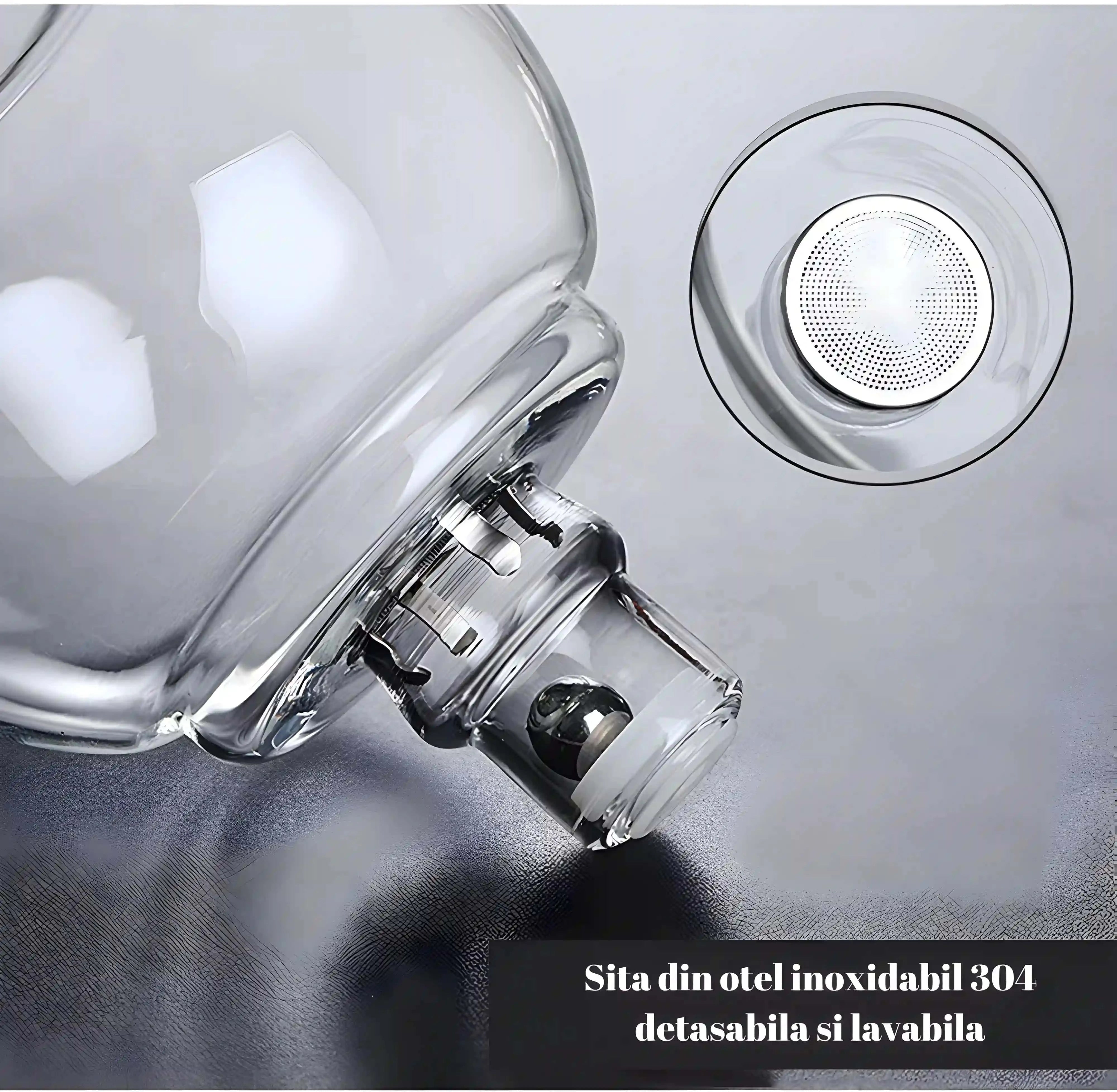 Touch Koken glass teapot with Japanese infuser, Borosilicate glass, Resistant to extreme temperatures 150℃, 350 ml