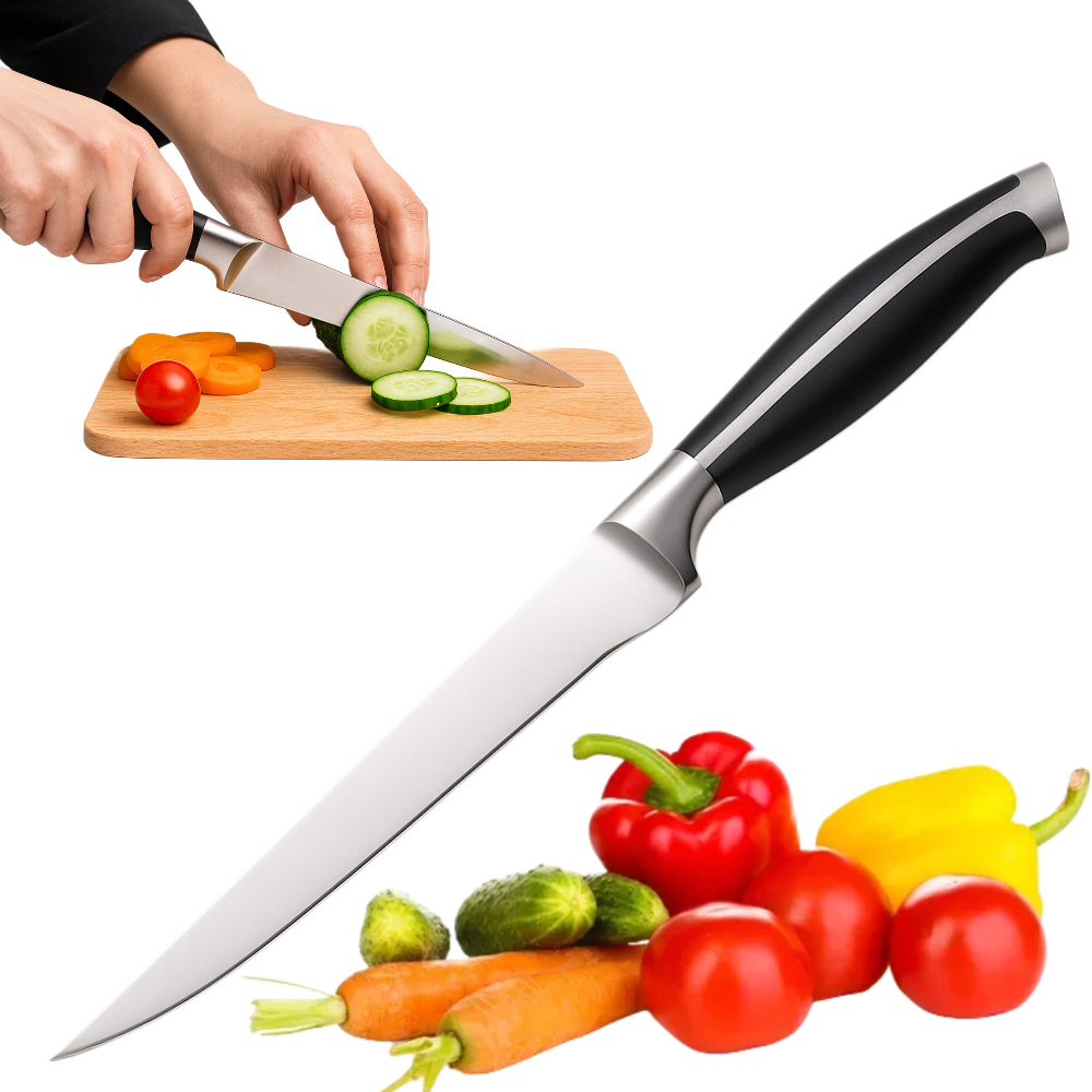 Cutit profesional pentru bucatarie Koken, lama din otel inoxidabil de inalta calitate, maner ergonomic antiderapant, taiere precisa si rezistenta indelungata, carne, peste