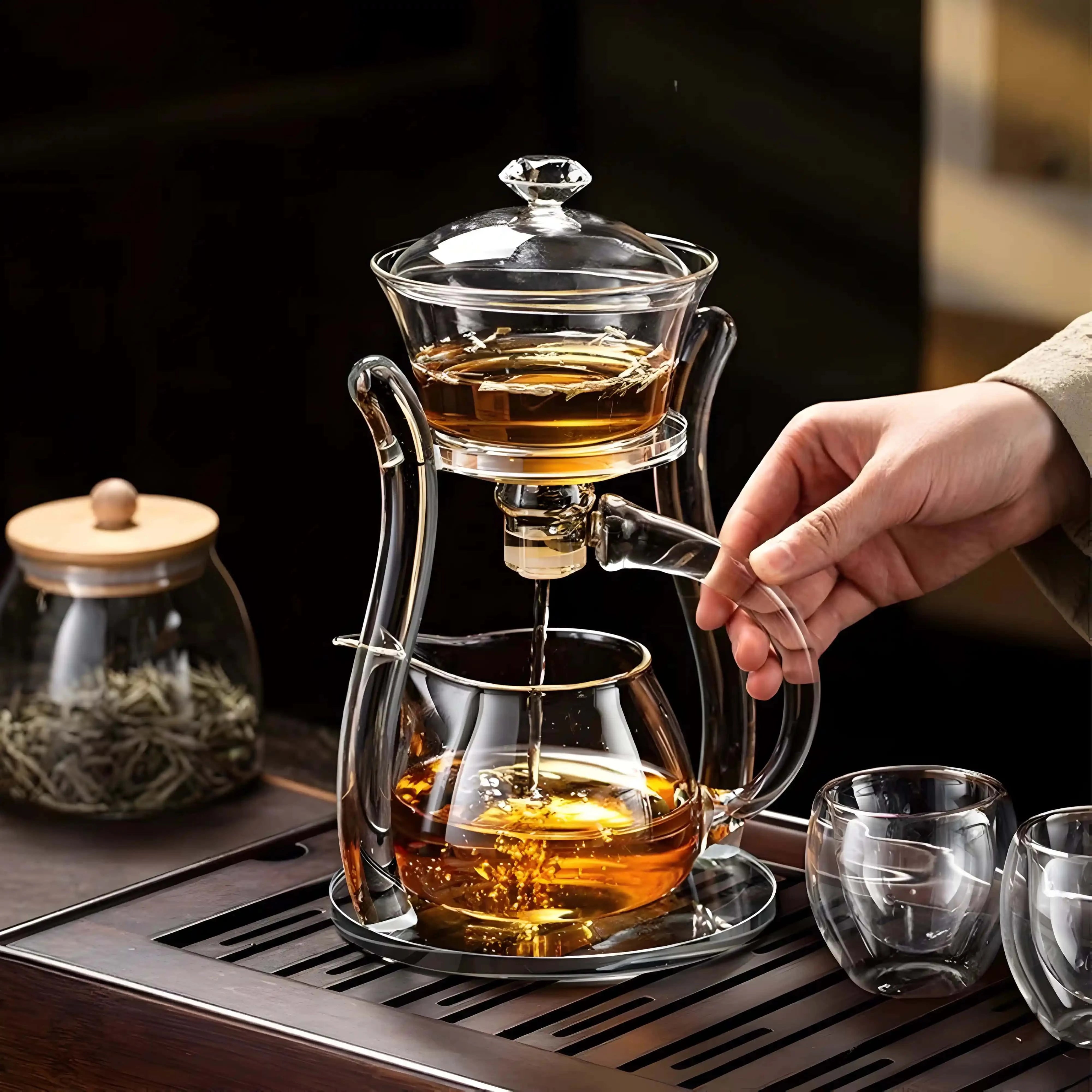 Touch Koken glass teapot with Japanese infuser, Borosilicate glass, Resistant to extreme temperatures 150℃, 350 ml