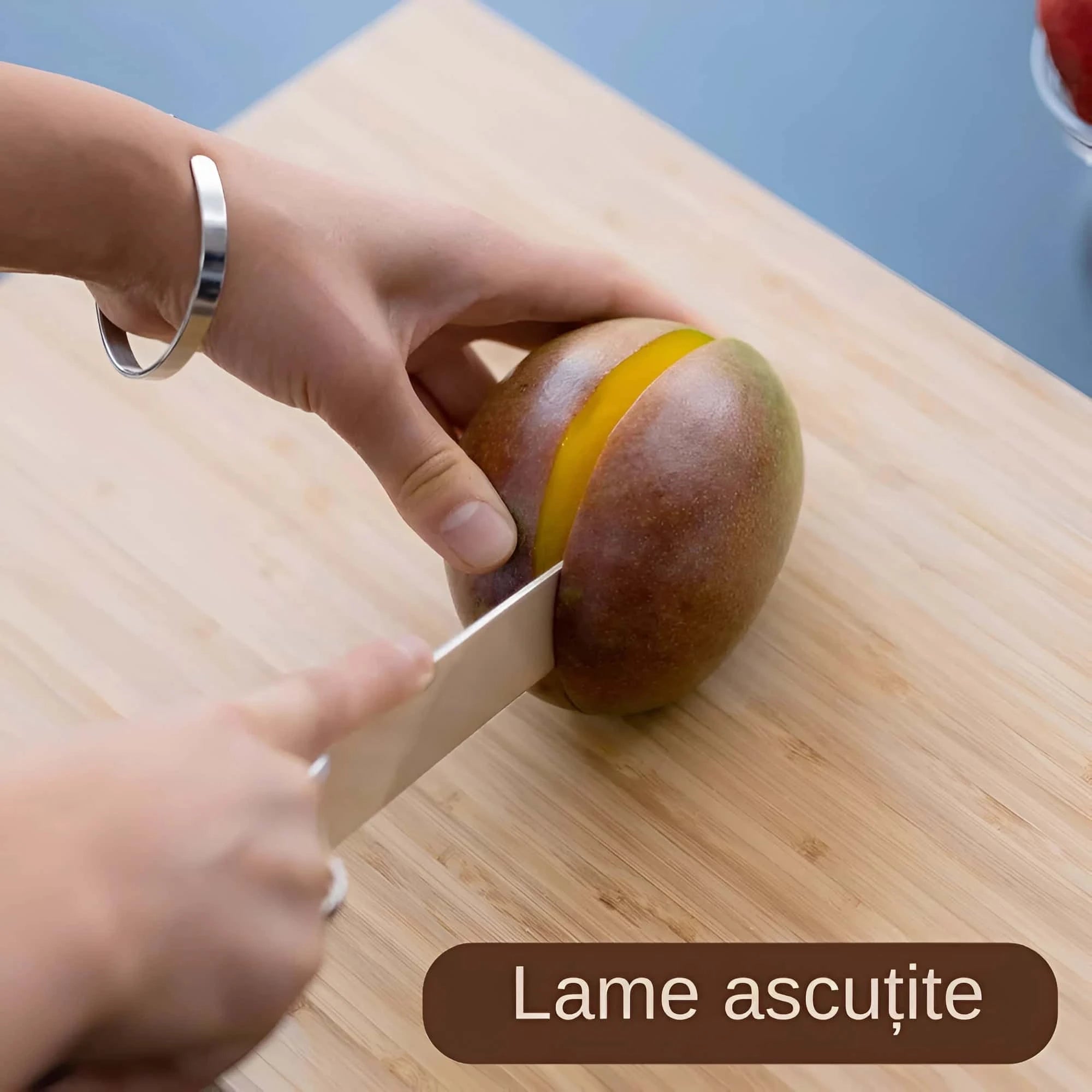 Un alt avantaj al cutitelor - lame ascutite.