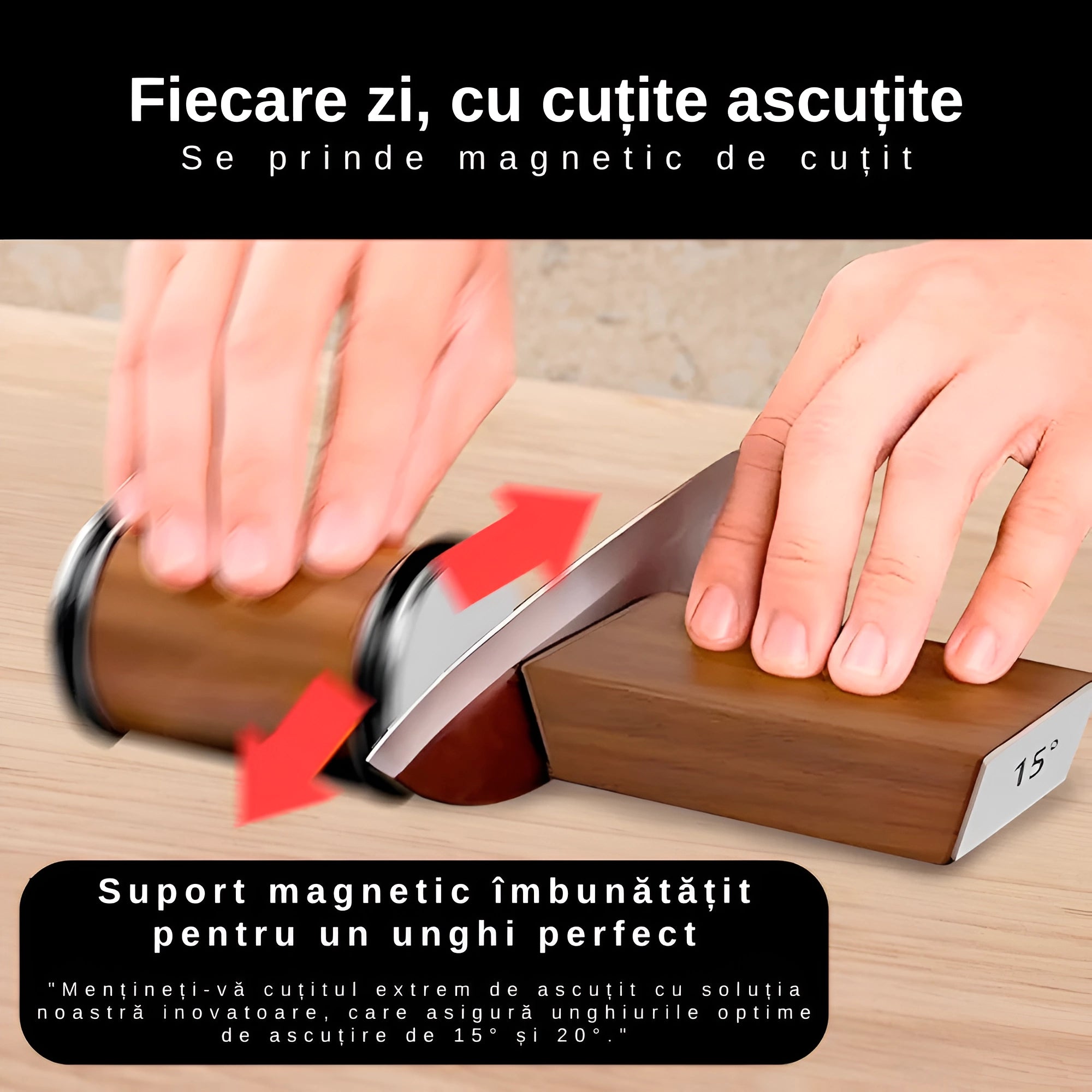 In poza este prezentat suportul magnetic.
