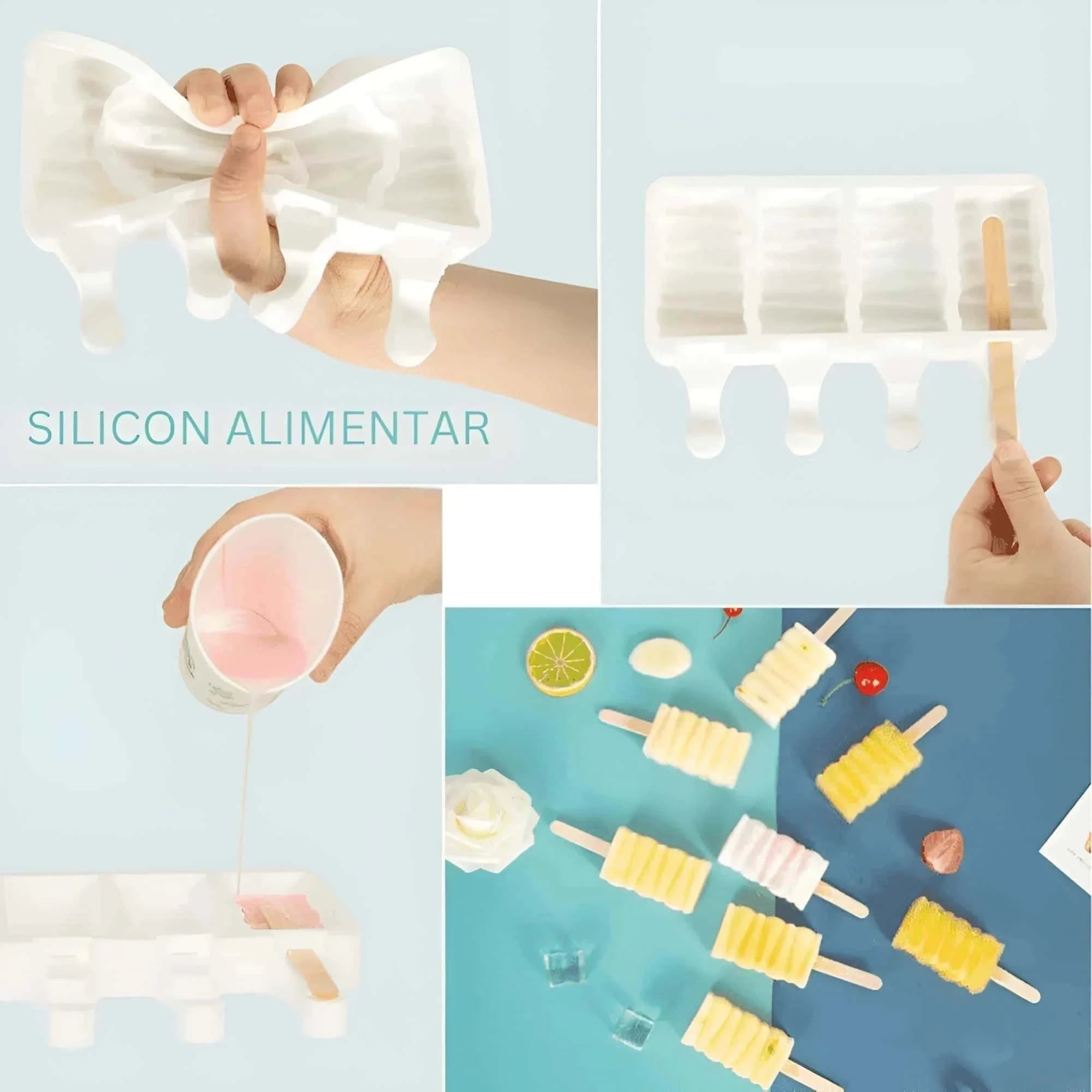 In poza este reprezentata forma din silicon.
