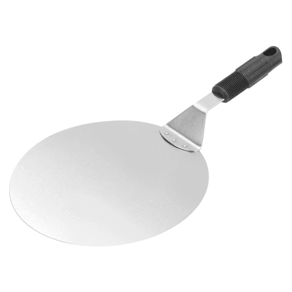 Lopata pizza Koken, tava rotundă din oțel inoxidabil, Maner Plastic, spatula - köken