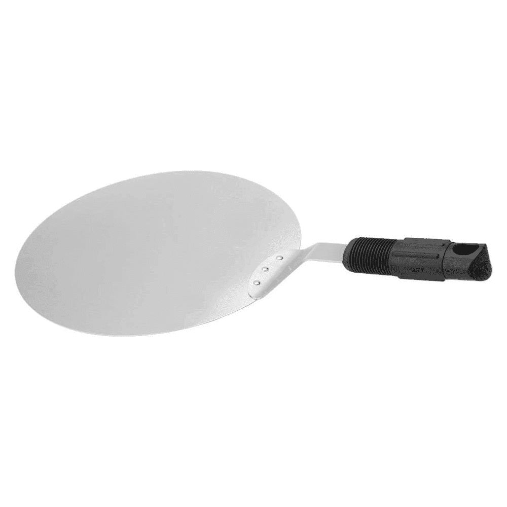 Lopata pizza Koken, tava rotundă din oțel inoxidabil, Maner Plastic, spatula - köken