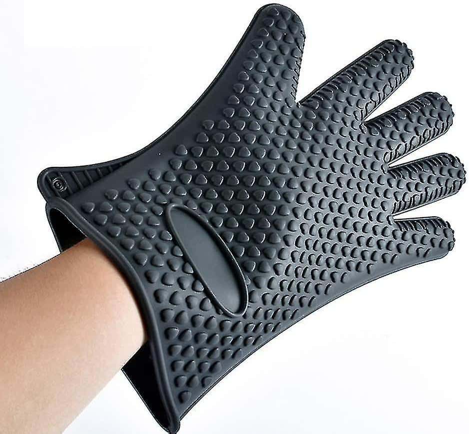 Manusa termorezistenta pentru Bucatarie si Gratar Koken.ro, din Silicon Termic, Max 230°C, Negru - köken