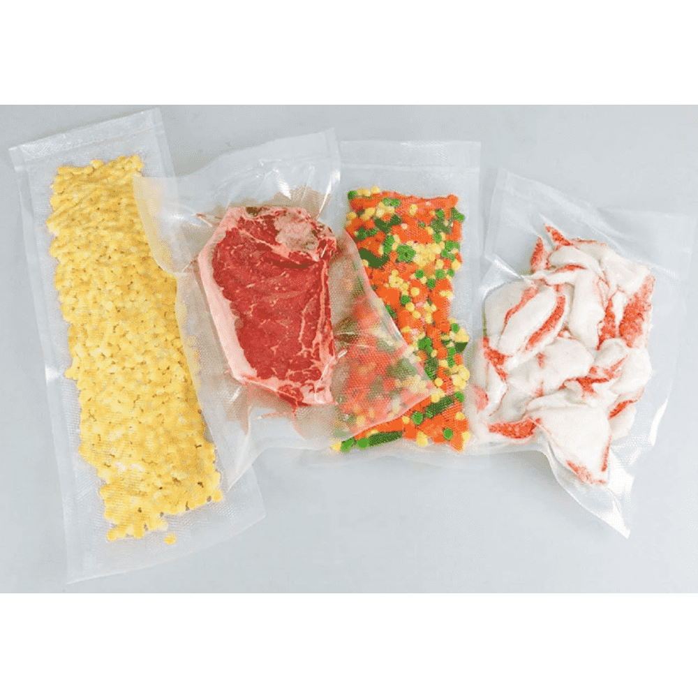 Pungi de vidat gofrate Koken pentru aparat de vidat alimente, 50/100 buc cu dimensiunile 15 x 24, 5 cm, Rezistente, fara BPA, Transparente