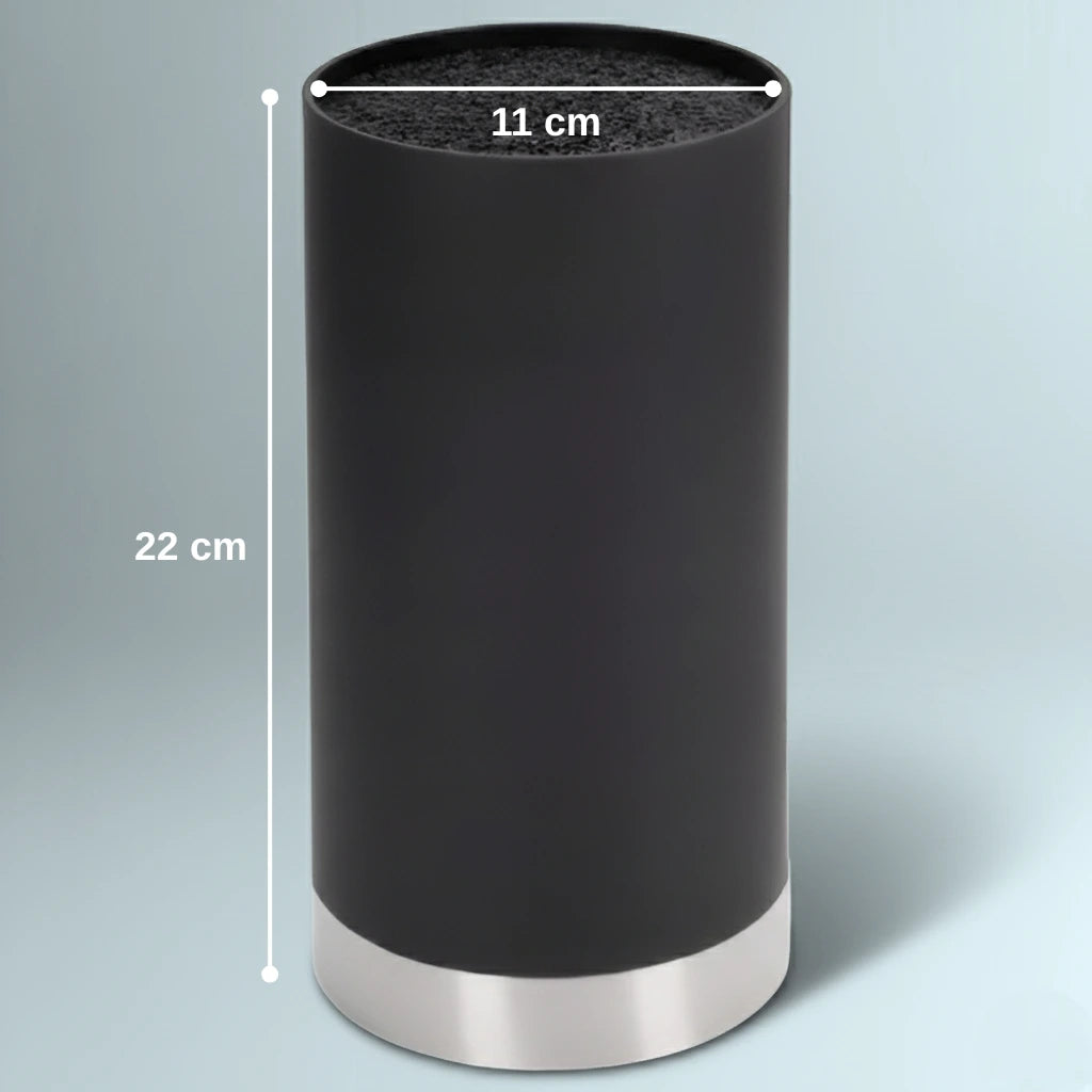 Suport pentru cutite universal cu inaltime de 22 cm si diametru de 11 cm
